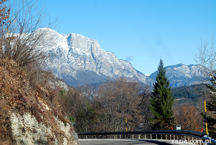 droga z Vason na Monte Bondone do Monachium
