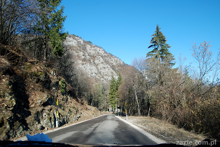 droga z Vason na Monte Bondone do Monachium