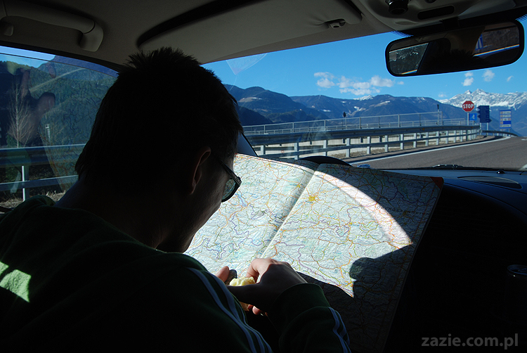droga z Vason na Monte Bondone do Monachium