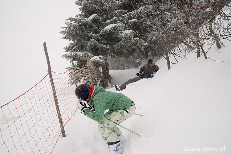foggy day in Vason on Monte Bondone mgła