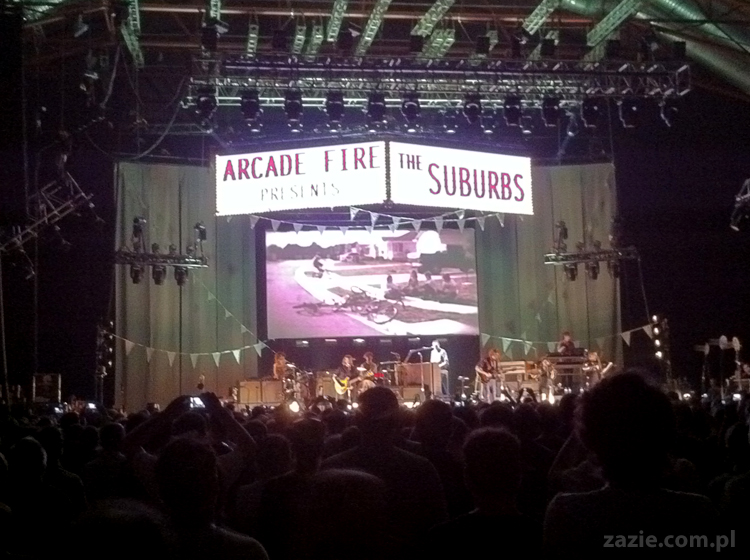 koncert Arcade Fire Warszawa Torwar 2011