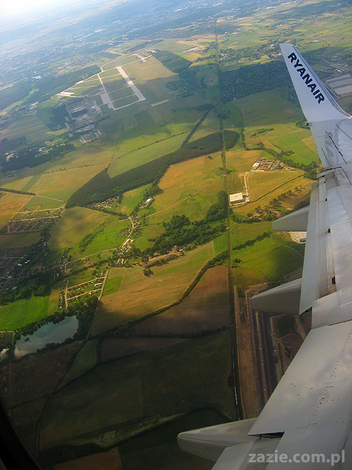 lot Ryanair z Bristolu do Poznania