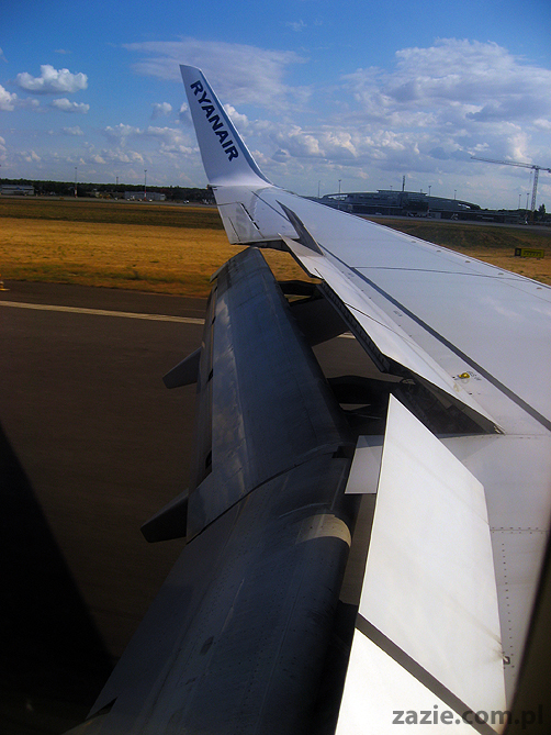 lot Ryanair z Bristolu do Poznania