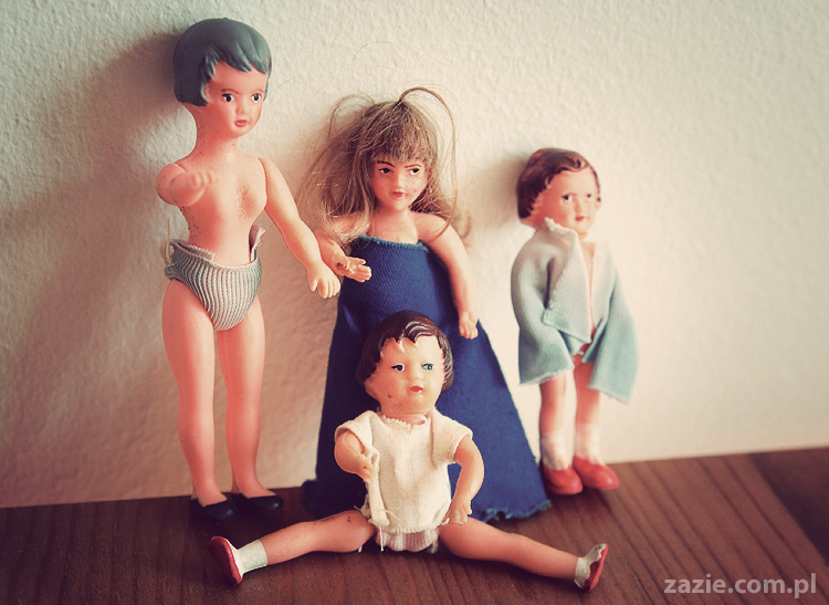 vintage german dolls 1960's niemieckie lalki retro z lat 60