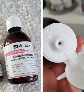 skład i opinie BIELENDA Dr Medica Naczynka Dermatologiczna kojąca emulsja micelarna
