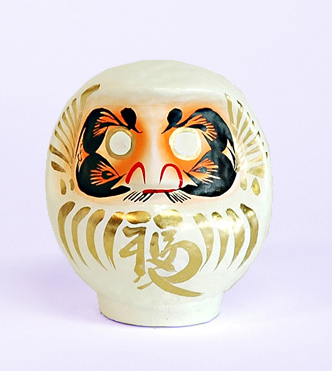 biała Daruma white doll