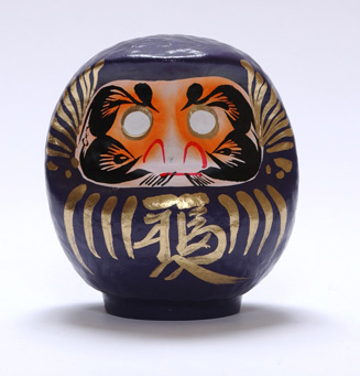 fioletowy Daruma purple doll