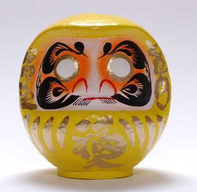 żółta Daruma yellow doll