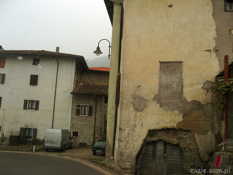 droga z Monte Bondone do Trydentu road from Monte Bondone to Trento