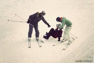 żarty żartami, ale w końcu trzeba się trochę polansować z nartami (4)