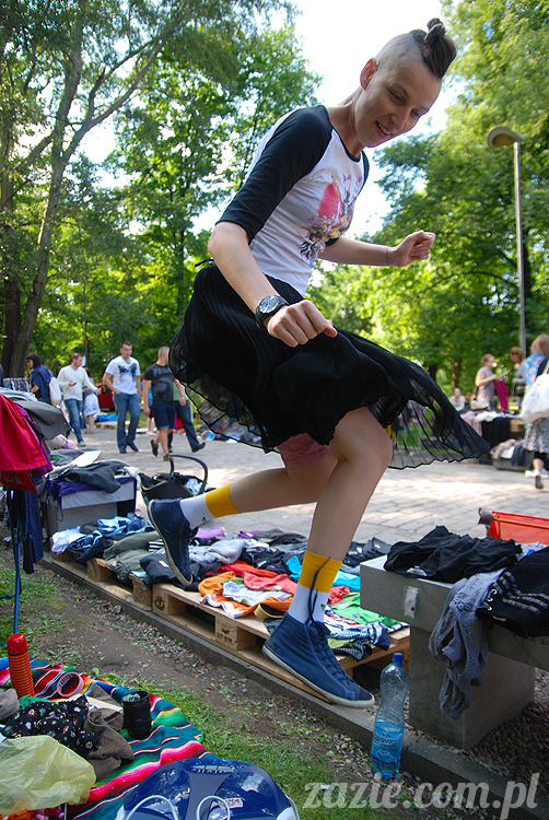 Garażówka w CSW Zamek Ujazdowski domowa wyprzedaż Zazie i Syd
