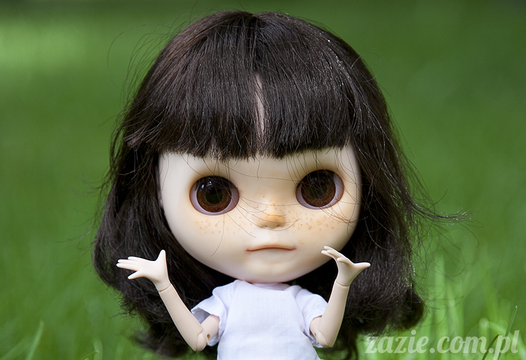 Orka Blythe Simply Chocolate custom by Zazie Orka lalka Blythe Simply Chocolate custom by Zazie lalka blajt