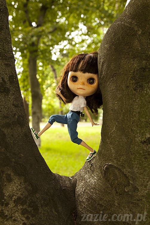 Orka Blythe Simply Chocolate custom by Zazie Orka lalka Blythe Simply Chocolate custom by Zazie lalka blajt