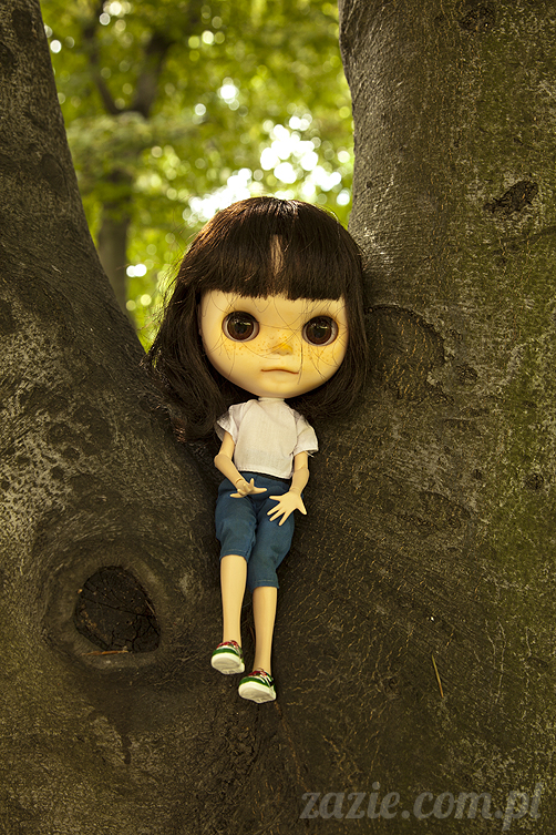 Orka Blythe Simply Chocolate custom by Zazie Orka lalka Blythe Simply Chocolate custom by Zazie lalka blajt