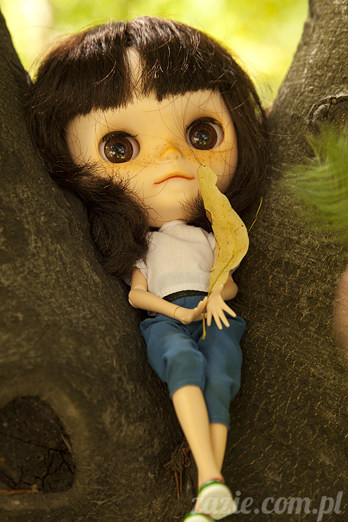 Orka Blythe Simply Chocolate custom by Zazie Orka lalka Blythe Simply Chocolate custom by Zazie lalka blajt