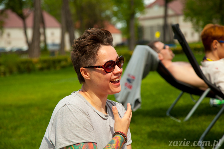 Wakacje Zazie i Syd z mopsami Kumokiem i Miszurem 2012 w Pałacu Wiechlice