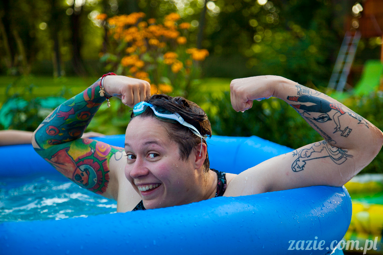 Wakacje Zazie i Syd z mopsami Kumokiem i Miszurem 2012 w Pałacu Wiechlice