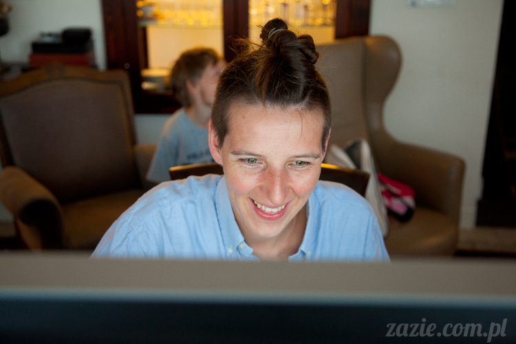 Wakacje Zazie i Syd z mopsami Kumokiem i Miszurem 2012 w Pałacu Wiechlice