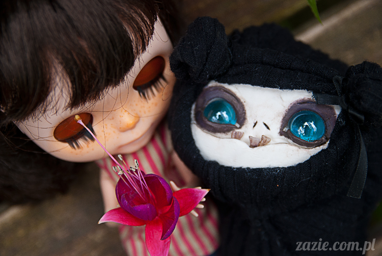 Blythe Simply Chocolate custom by Zazie Rarka Orka i Dzidzia Buu z rodziny Kaziu De Bubu