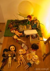 intensywna zajętość.