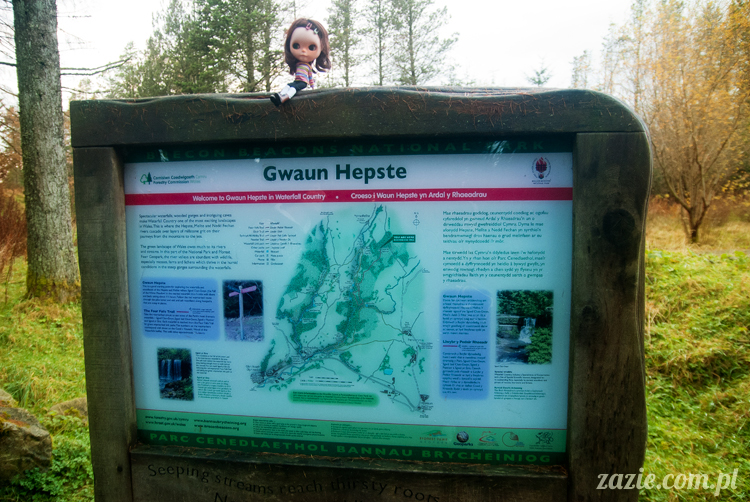 lalka Blythe doll Orka custom by Zazie, South Wales, Brecon Beacon, Gwaun Hepste