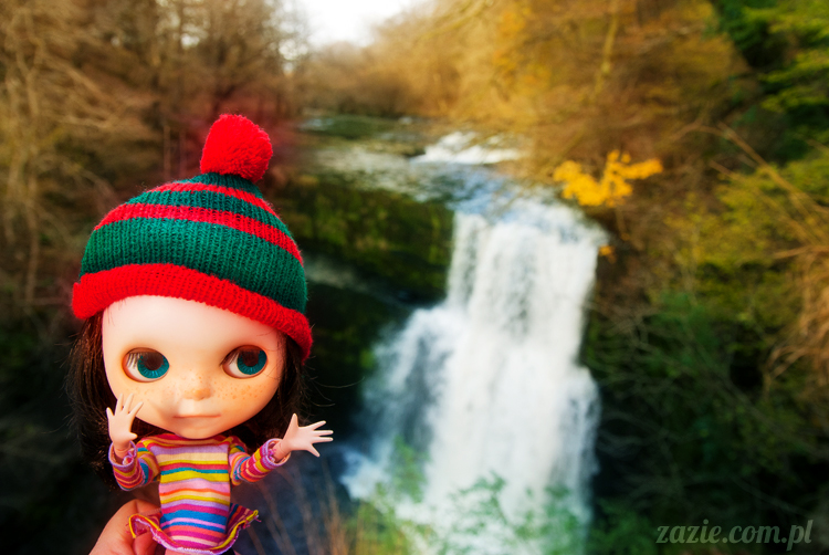 lalka Blythe doll Orka custom by Zazie, South Wales, Brecon Beacon, Gwaun Hepste