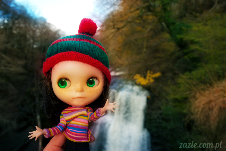 lalka Blythe doll Orka custom by Zazie, South Wales, Brecon Beacon, Gwaun Hepste
