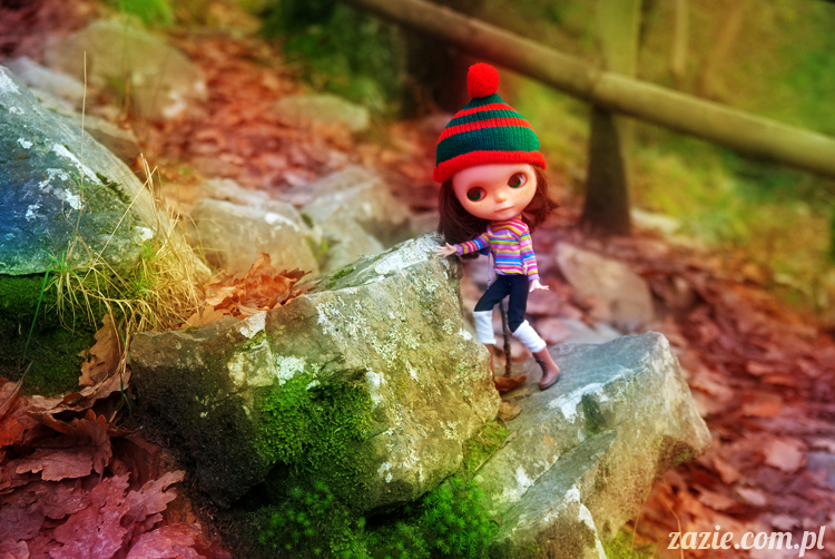 lalka Blythe doll Orka custom by Zazie, South Wales, Brecon Beacon, Gwaun Hepste