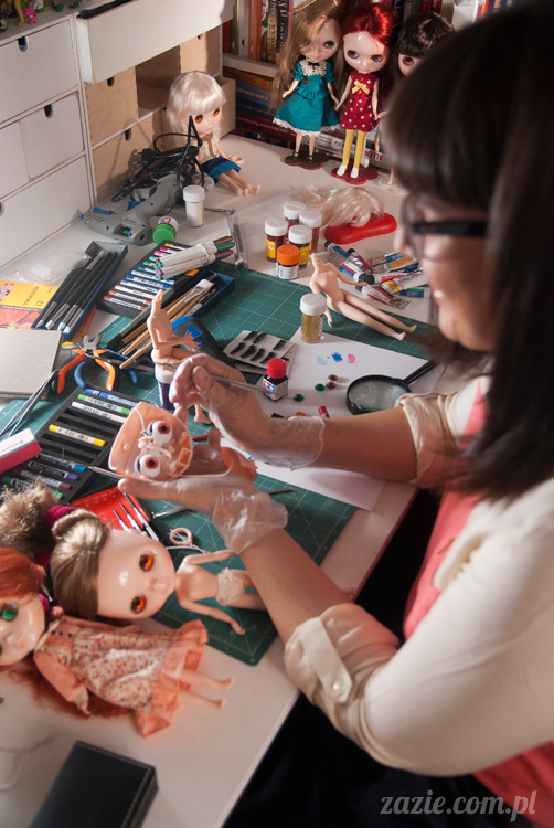 Zazie i lalki Blythe, Takara Neo Blythe Doll, customizowane lalki Blythe Zazie