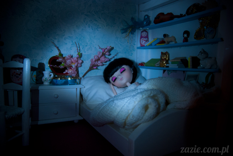 Christmas Xmas Dolls by Zazie, winter diorama with Blythe Simply Chocolate Dal Rot Chan Pullip Ddalgi