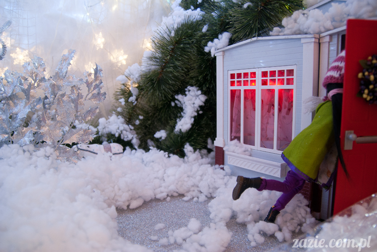 Christmas Xmas Dolls by Zazie, winter diorama with Blythe Simply Chocolate Dal Rot Chan Pullip Ddalgi