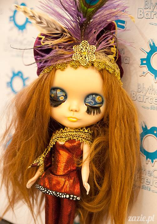 BlytheCon Barcelona april 2013, international Blythe doll convent, custom reroot ooak Blythe Takara Hasbro, sewing dress clothes for Blythe doll, BlytheCon in Spain Barcelona photo by Zazie Oh!Zazie