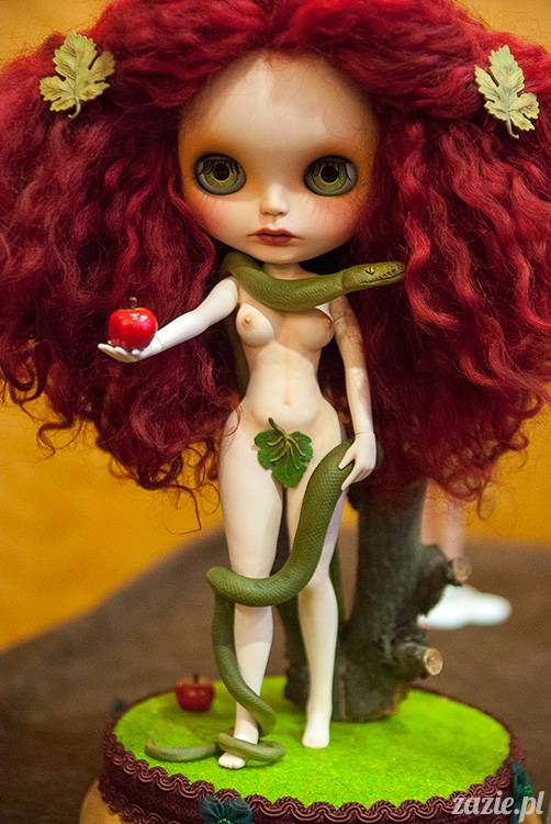 BlytheCon Barcelona april 2013, international Blythe doll convent, custom reroot ooak Blythe Takara Hasbro, sewing dress clothes for Blythe doll, BlytheCon in Spain Barcelona photo by Zazie Oh!Zazie