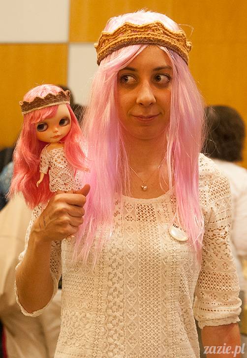 BlytheCon Barcelona april 2013, international Blythe doll convent, custom reroot ooak Blythe Takara Hasbro, sewing dress clothes for Blythe doll, BlytheCon in Spain Barcelona photo by Zazie Oh!Zazie