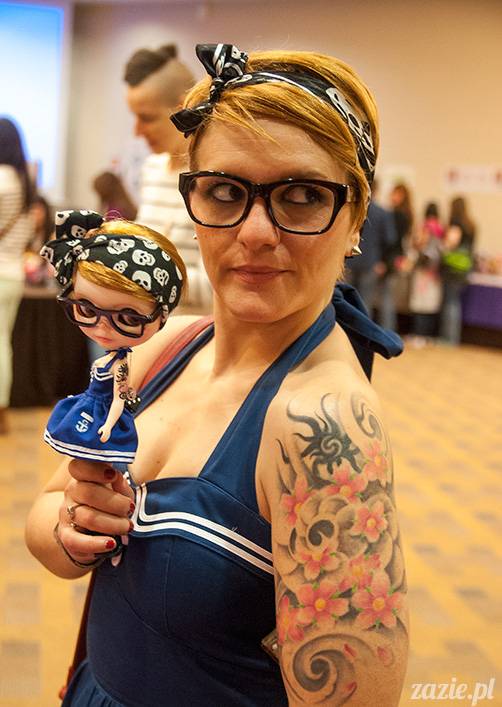 BlytheCon Barcelona april 2013, international Blythe doll convent, custom reroot ooak Blythe Takara Hasbro, sewing dress clothes for Blythe doll, BlytheCon in Spain Barcelona photo by Zazie Oh!Zazie