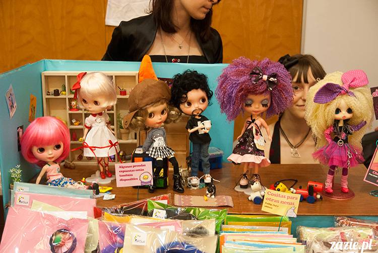 BlytheCon Barcelona april 2013, international Blythe doll convent, custom reroot ooak Blythe Takara Hasbro, sewing dress clothes for Blythe doll, BlytheCon in Spain Barcelona photo by Zazie Oh!Zazie