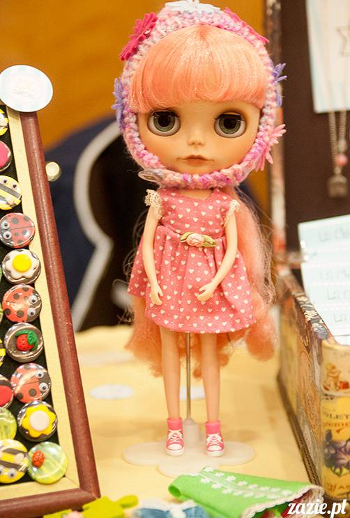 BlytheCon Barcelona april 2013, international Blythe doll convent, custom reroot ooak Blythe Takara Hasbro, sewing dress clothes for Blythe doll, BlytheCon in Spain Barcelona photo by Zazie Oh!Zazie
