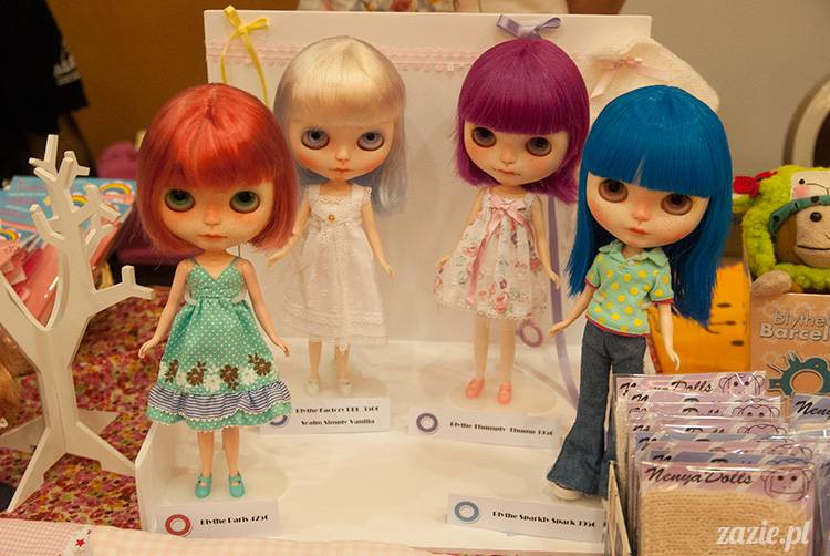 BlytheCon Barcelona april 2013, international Blythe doll convent, custom reroot ooak Blythe Takara Hasbro, sewing dress clothes for Blythe doll, BlytheCon in Spain Barcelona photo by Zazie Oh!Zazie