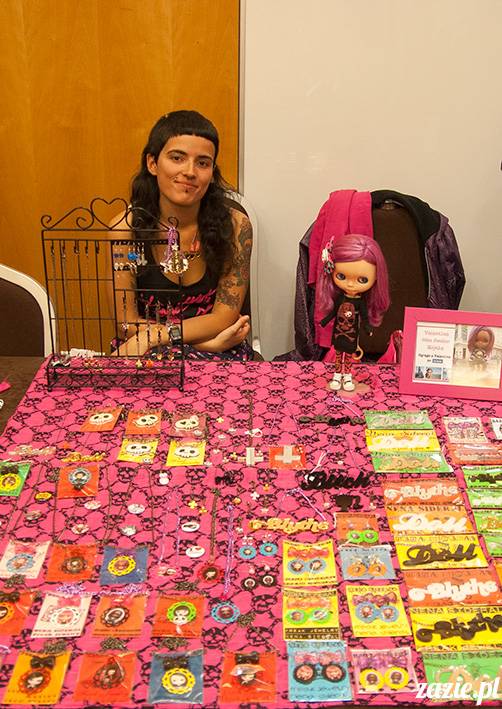 BlytheCon Barcelona april 2013, international Blythe doll convent, custom reroot ooak Blythe Takara Hasbro, sewing dress clothes for Blythe doll, BlytheCon in Spain Barcelona photo by Zazie Oh!Zazie