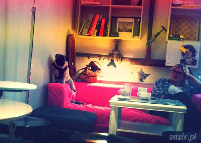 Zazie parzy kawę w Posłańcu Uczuć