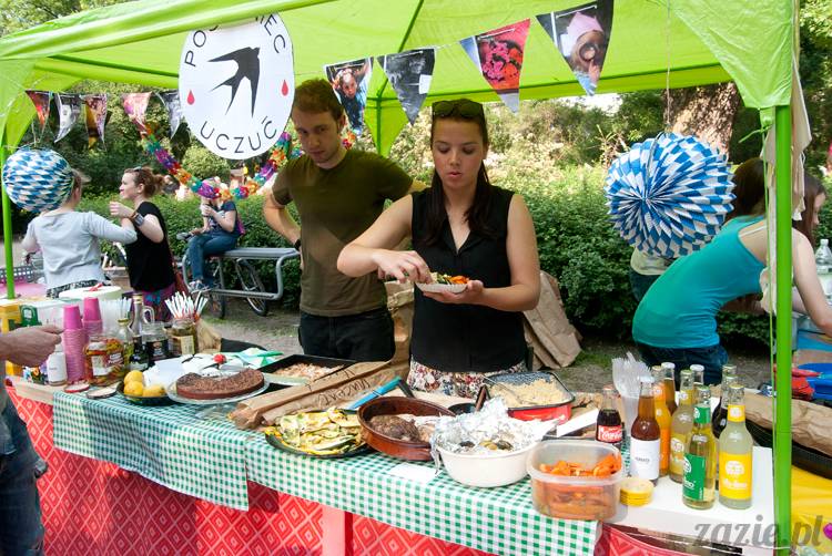 Piknik Ochocian czerwiec 2013 Park Wielkopolski Warszawa Ochota, Ochocianie Sąsiedzi, Posłaniec Uczuć