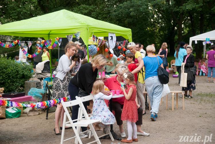 Piknik Ochocian czerwiec 2013 Park Wielkopolski Warszawa Ochota, Ochocianie Sąsiedzi, Posłaniec Uczuć