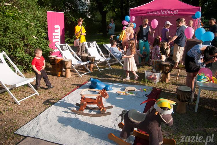 Piknik Ochocian czerwiec 2013 Park Wielkopolski Warszawa Ochota, Ochocianie Sąsiedzi, Posłaniec Uczuć