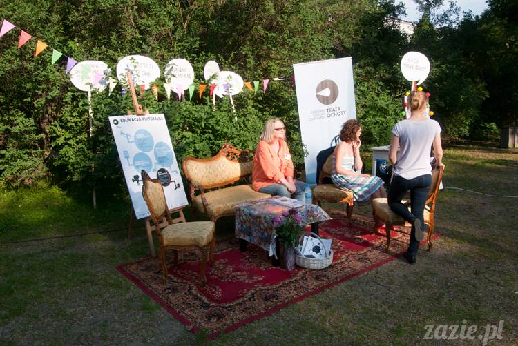 Piknik Ochocian czerwiec 2013 Park Wielkopolski Warszawa Ochota, Ochocianie Sąsiedzi, Posłaniec Uczuć