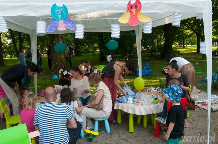 Piknik Ochocian czerwiec 2013 Park Wielkopolski Warszawa Ochota, Ochocianie Sąsiedzi, Posłaniec Uczuć