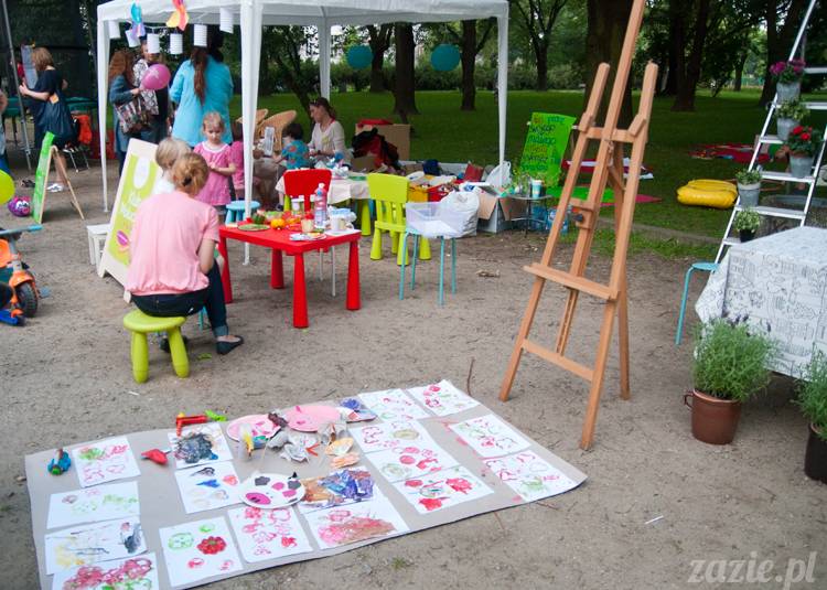 Piknik Ochocian czerwiec 2013 Park Wielkopolski Warszawa Ochota, Ochocianie Sąsiedzi, Posłaniec Uczuć
