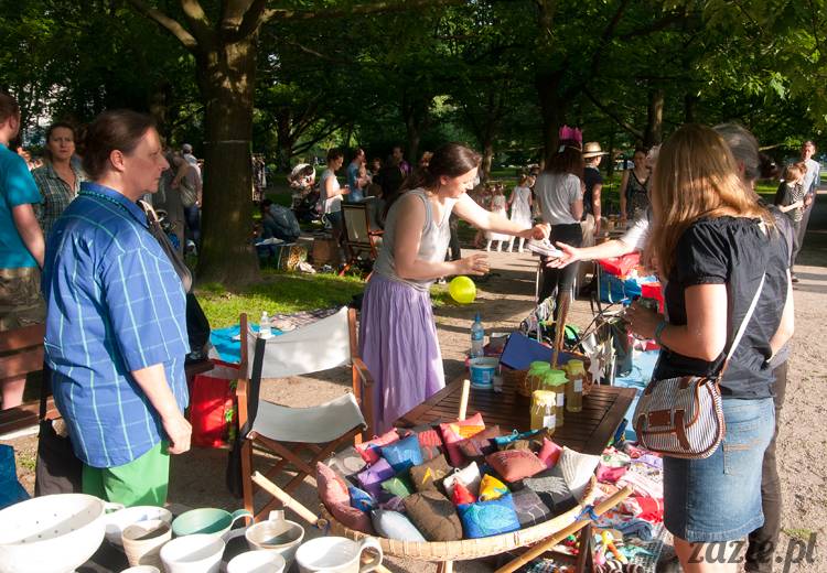 Piknik Ochocian czerwiec 2013 Park Wielkopolski Warszawa Ochota, Ochocianie Sąsiedzi, Posłaniec Uczuć