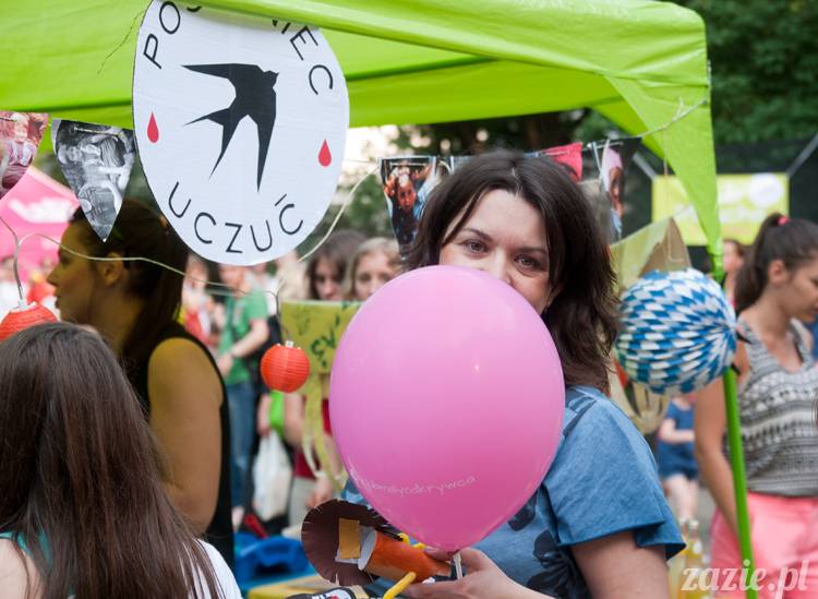 Piknik Ochocian czerwiec 2013 Park Wielkopolski Warszawa Ochota, Ochocianie Sąsiedzi, Posłaniec Uczuć