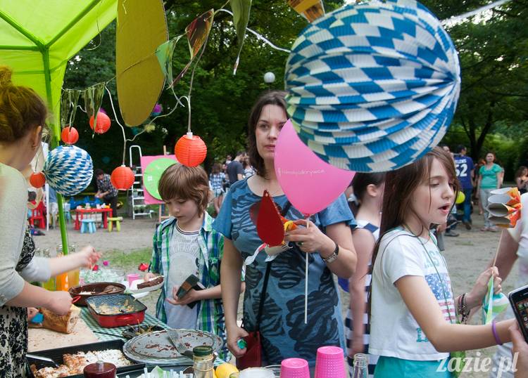 Piknik Ochocian czerwiec 2013 Park Wielkopolski Warszawa Ochota, Ochocianie Sąsiedzi, Posłaniec Uczuć