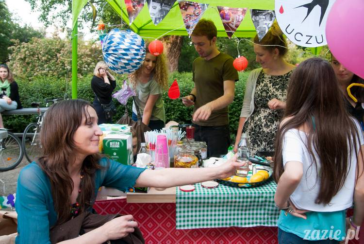 Piknik Ochocian czerwiec 2013 Park Wielkopolski Warszawa Ochota, Ochocianie Sąsiedzi, Posłaniec Uczuć